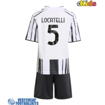 Juventus Manuel Locatelli #5 Replica Home Minikit 2025-26 Short Sleeve (+ pants)